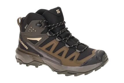 Salomon X Ultra 360 Edge Mid Schuhe schwarz braun GORE-TEX
