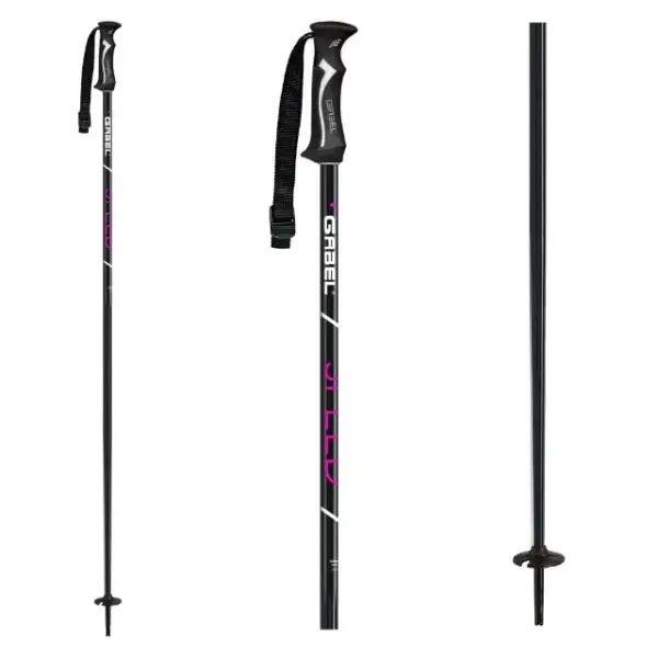Kije narciarskie zjazdowe Gabel Speed Black/Pink 115 cm 2/3