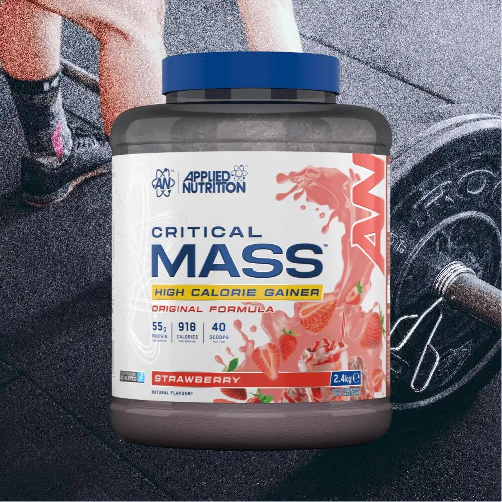Applied Nutrition Critical Mass Original (2400g) Strawberry - Gewichtstoename 2/3