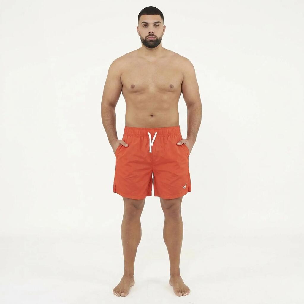 Бански за плуване C-REGULAR, червен, oversize