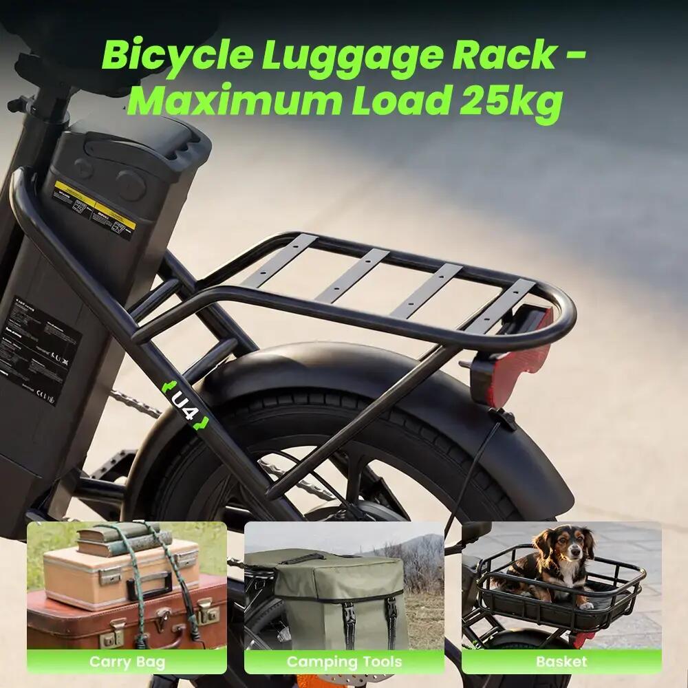 U4 Adult Electric Bike,16x2.5" Tire,36V 10.4Ah Battery 12/15