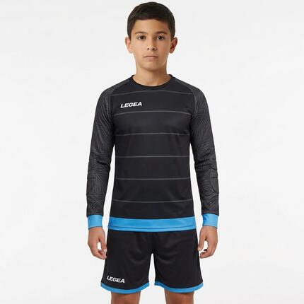 Kit Gardien Calderon Maillot et Pantalons Gris Foncé-Céleste