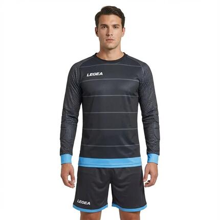 Kit Gardien Calderon Maillot et Pantalons Gris Foncé-Céleste
