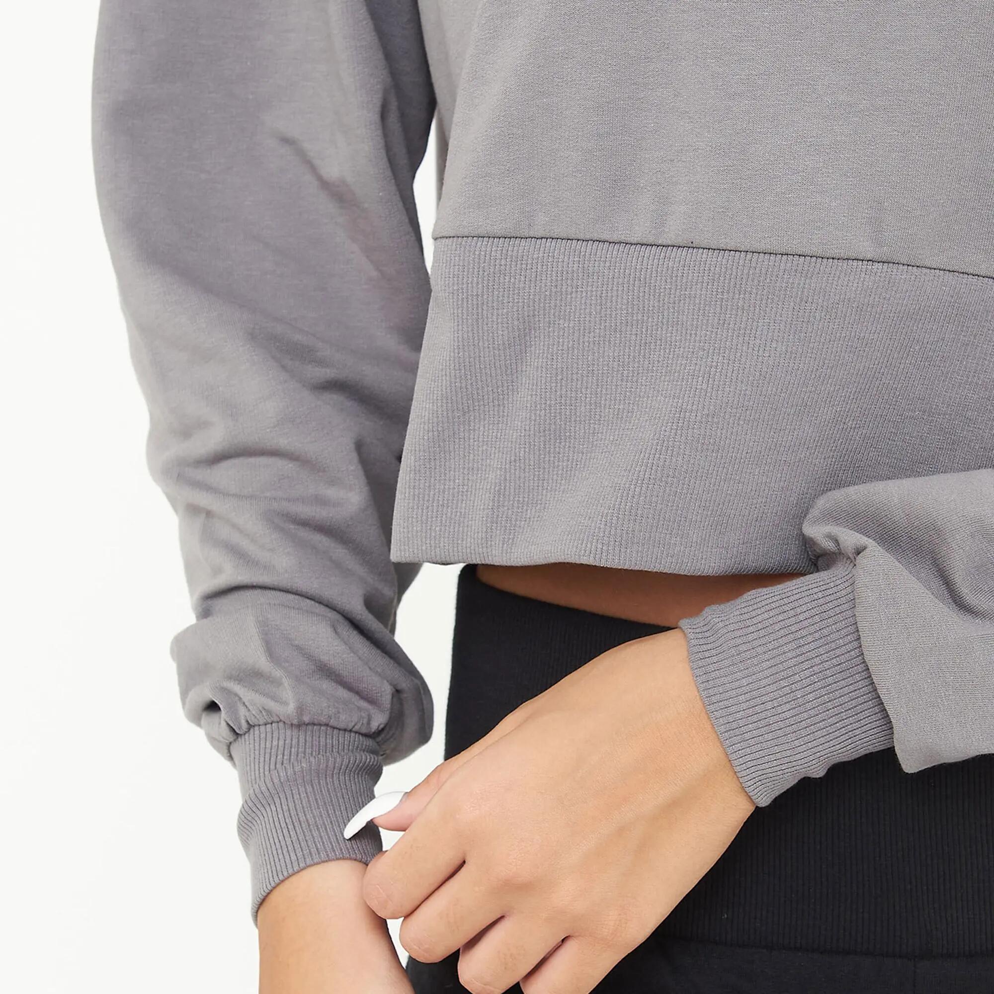 Men's Short Cotton Sweatshirt F ESSENCE Dark Grey 5/6