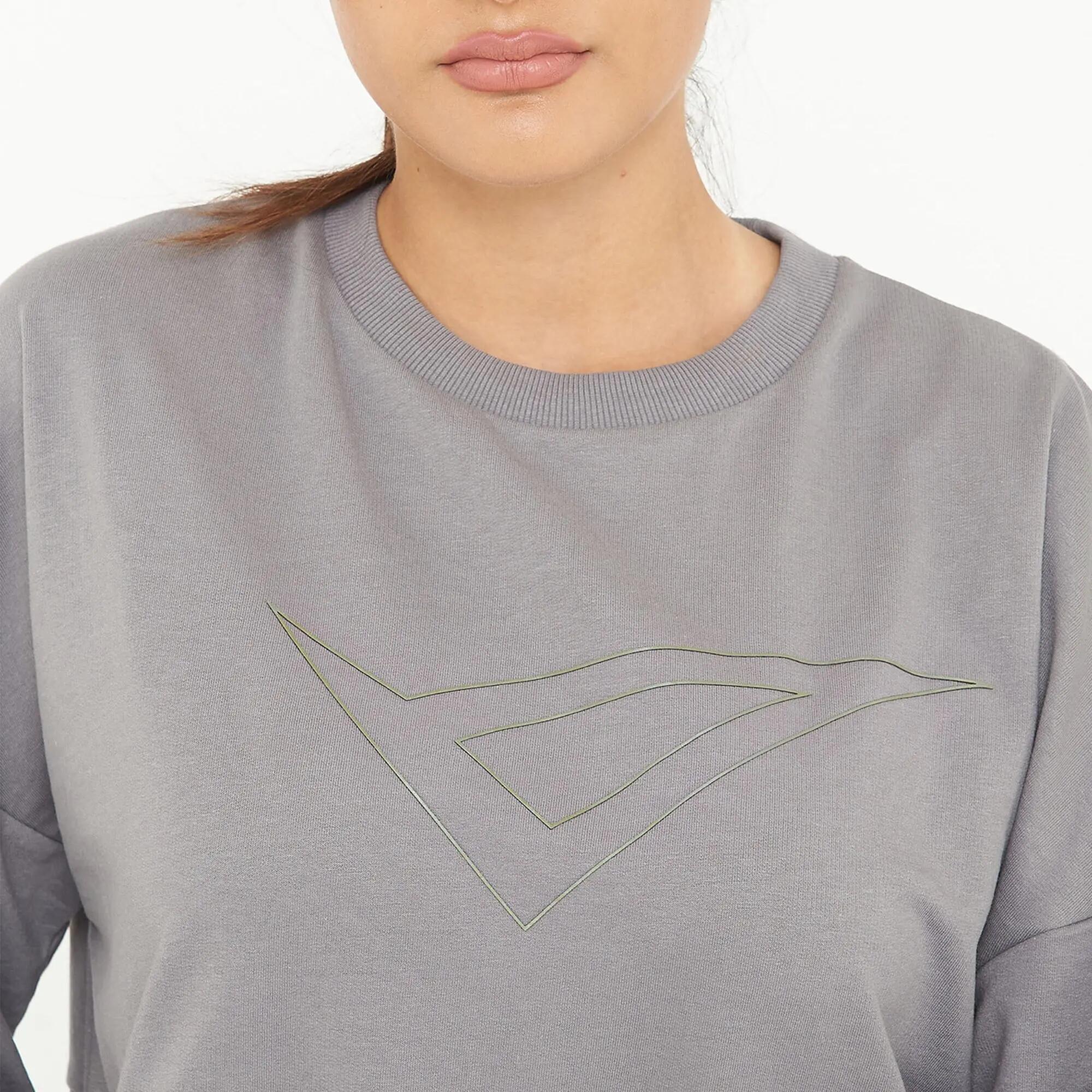Men's Short Cotton Sweatshirt F ESSENCE Dark Grey 4/6