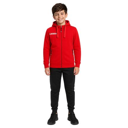 Fille Course Vêtement Sweat à Capuche Sarajevo Junior Gris Mélangé