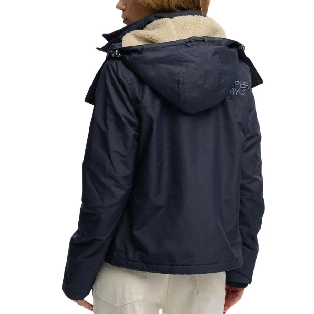 Superdry Women's Hooded Arctic Navy Jacket 3/3
