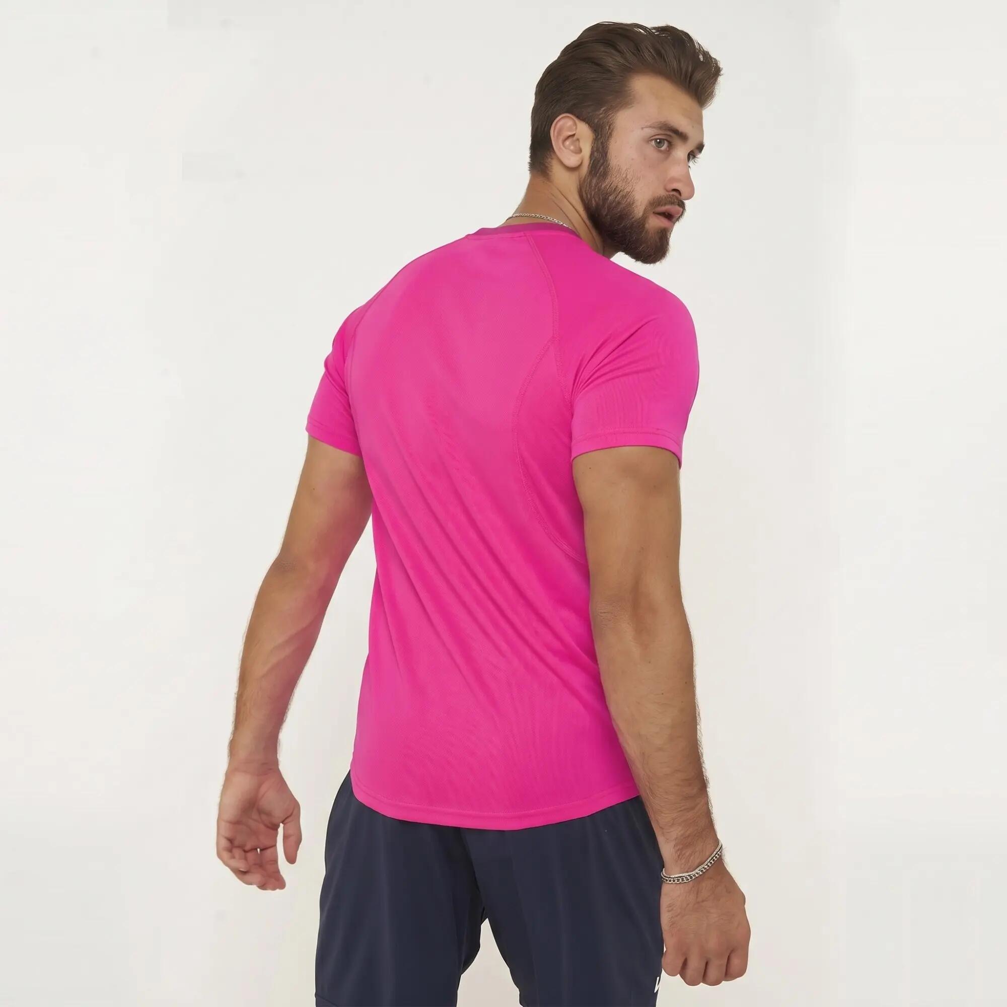 Men's Training Multisport Shirt Breathable Micromesh LIPSIA 2/8