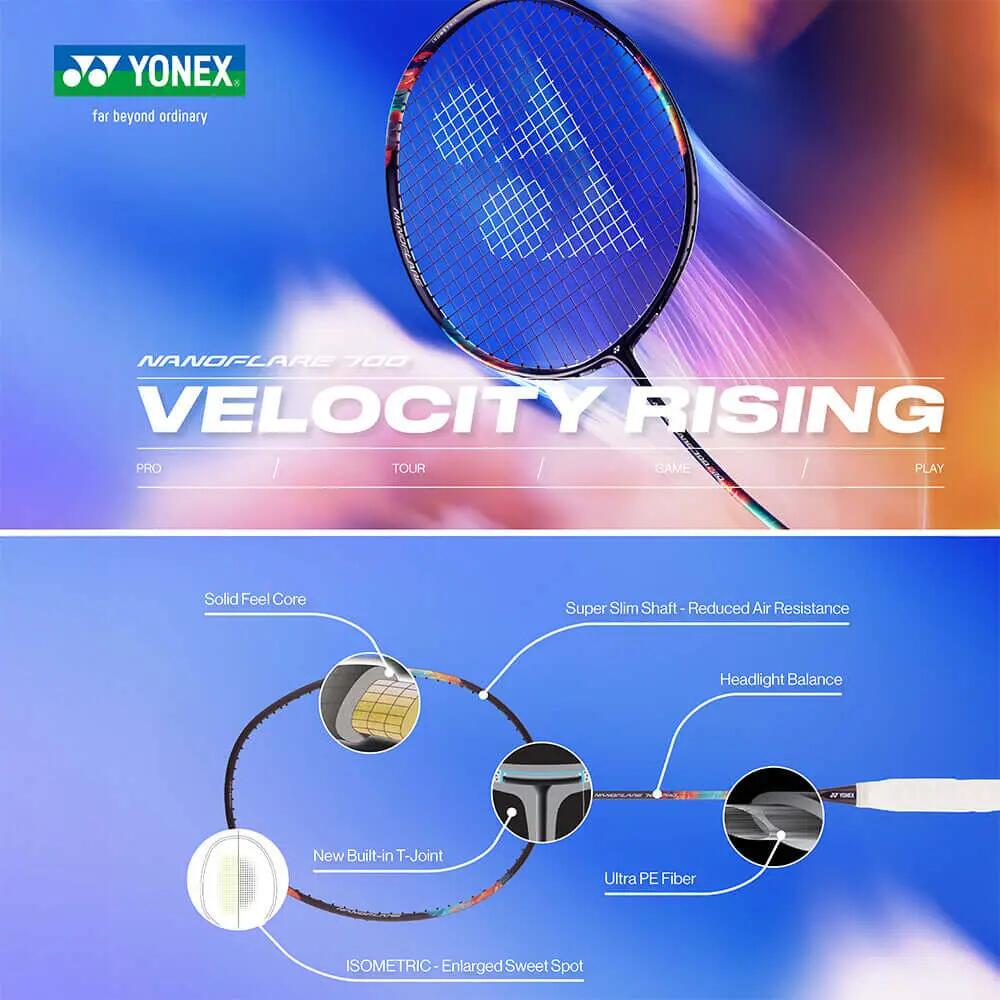 Badmintonschläger Yonex Nanoflare 700 Tour 6/8