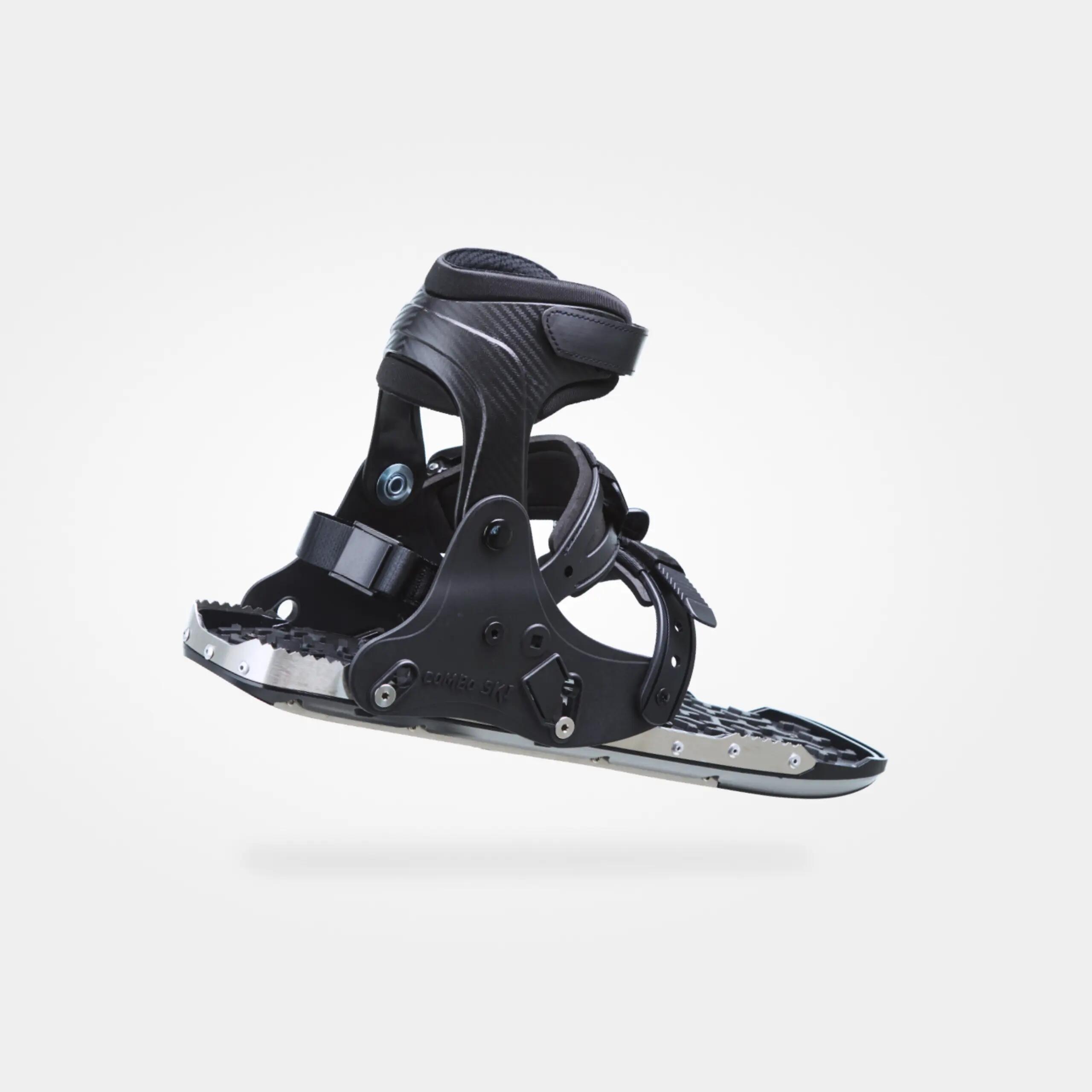 2-in-1 Kombination aus Schneeschuhen, Mini-Ski und Stahlspikes 14/16