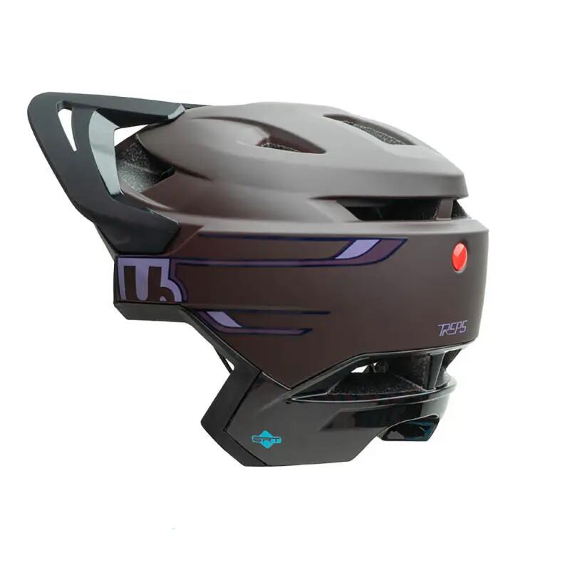 Treps helm - Auburn pruimbruin/paars 4/6