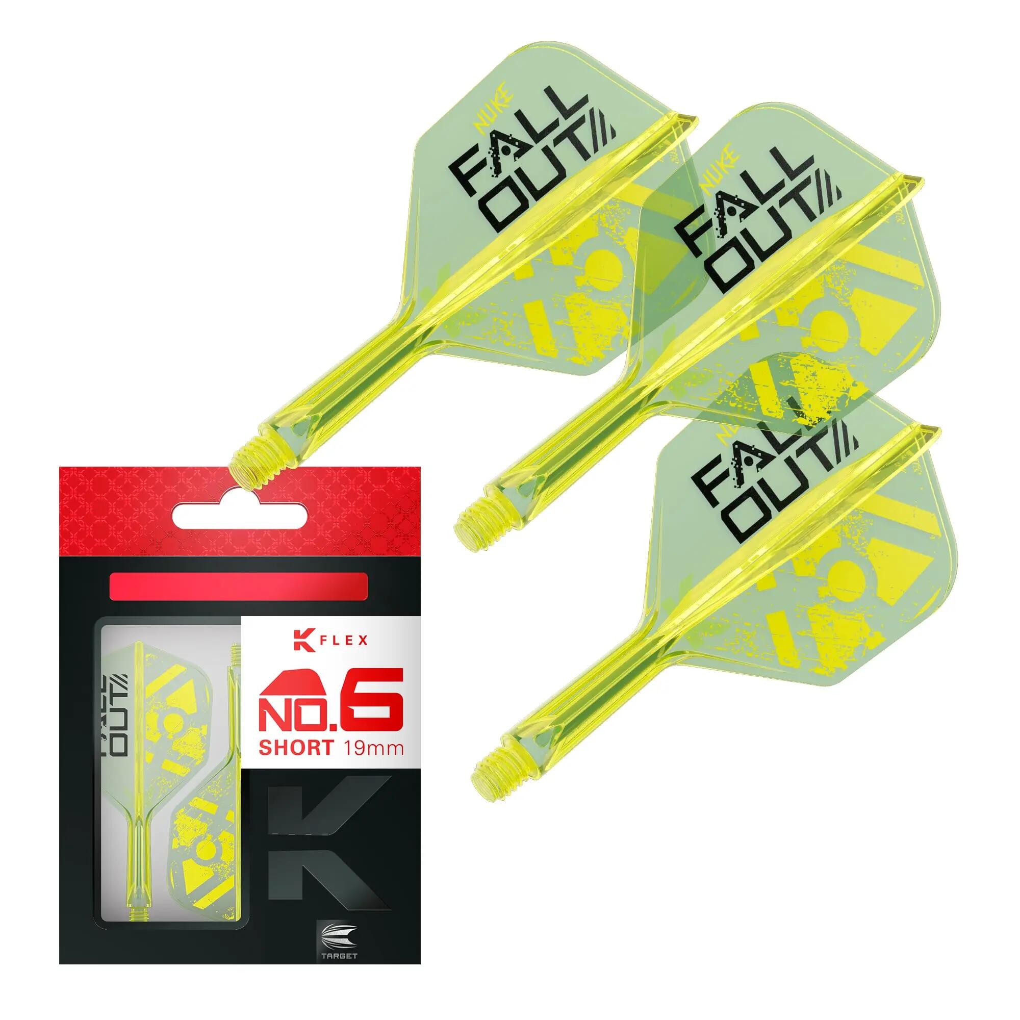 Target Darts Luke Littler Fallout K-Flex No.6 Dartflights Short 1/6