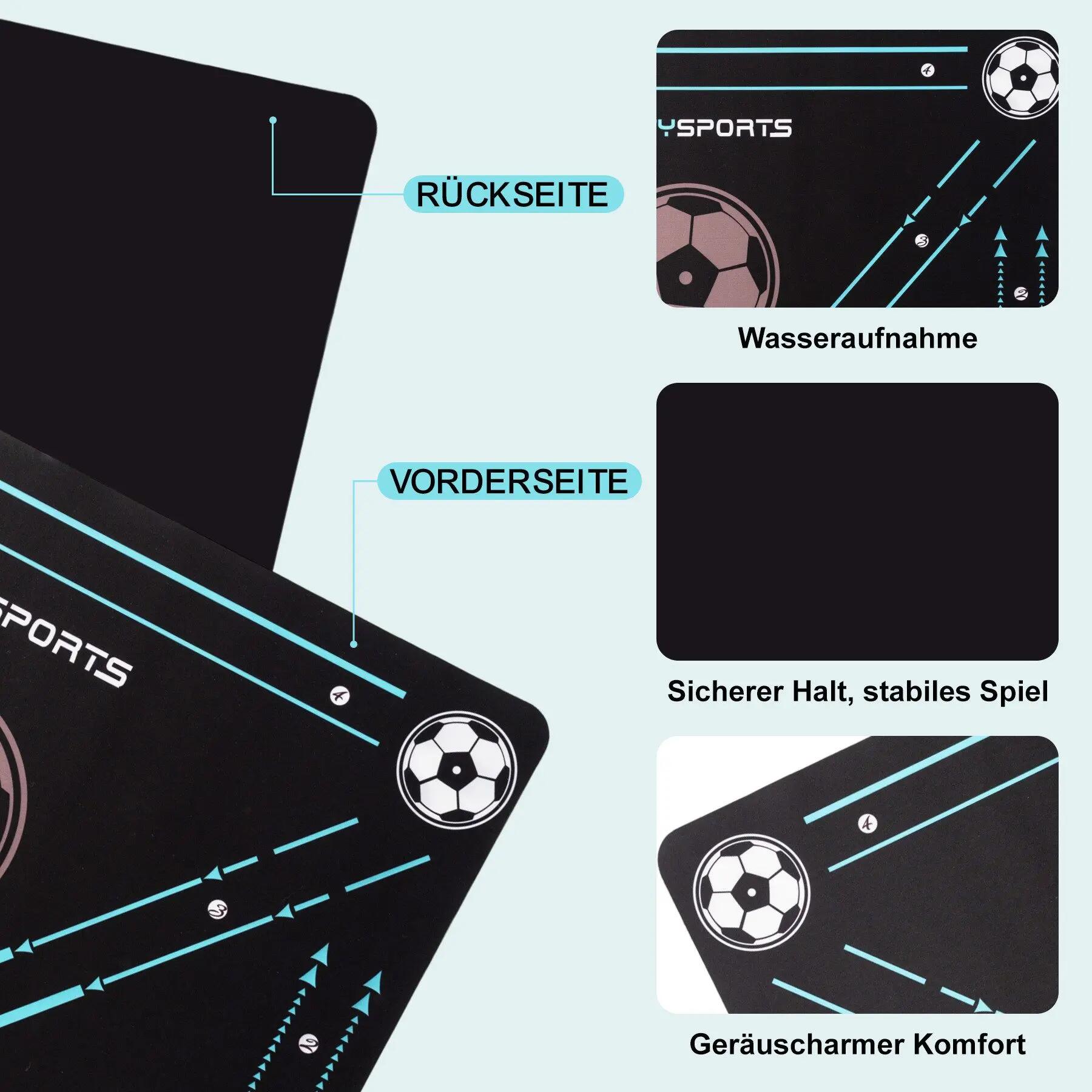 Fitnessmatte Fußball-Trainingsmatte 60 x 90 cm Fußball-Fußarbeitsmatte 3/6