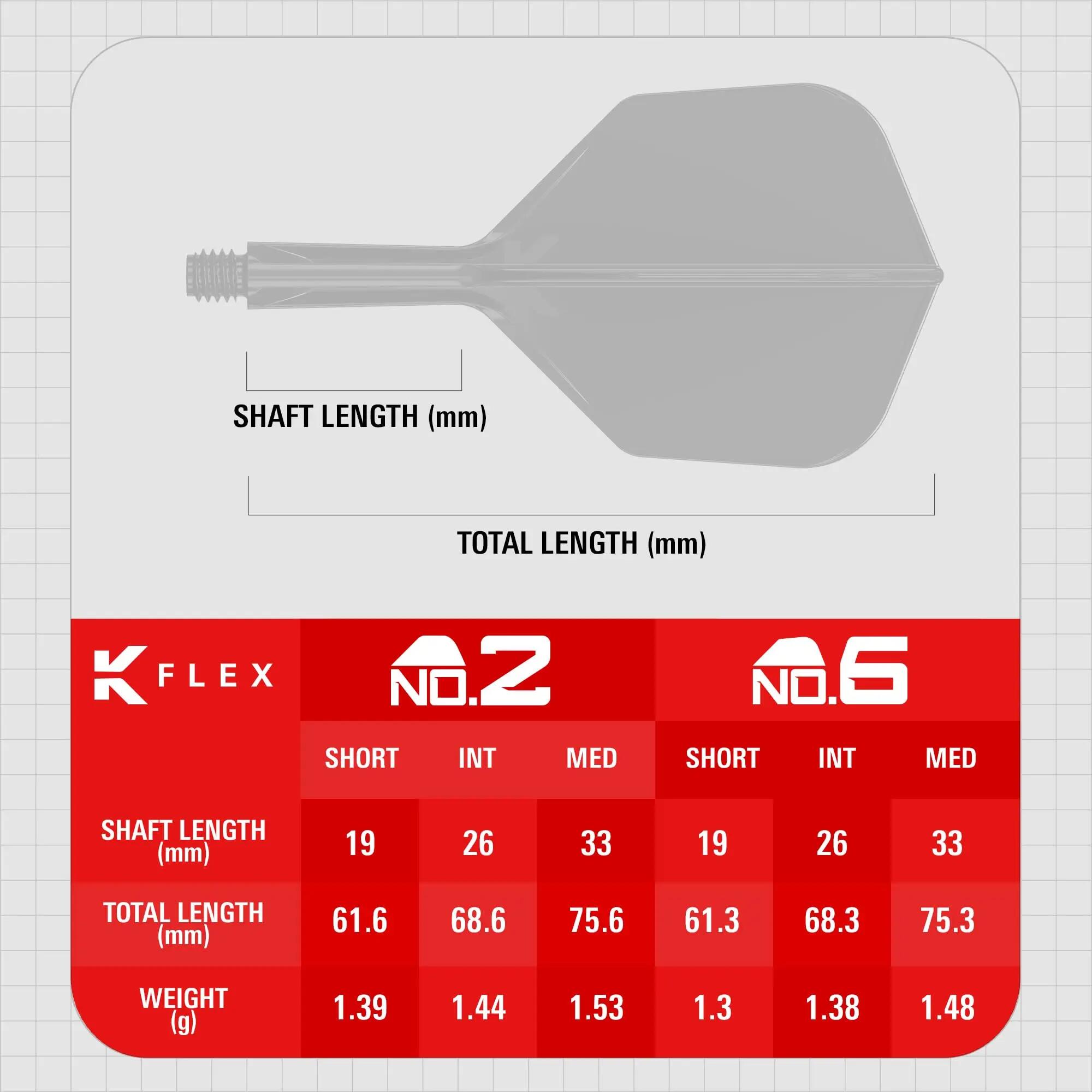 Target Darts Luke Littler Fallout K-Flex No.6 Dartflights Short 4/6
