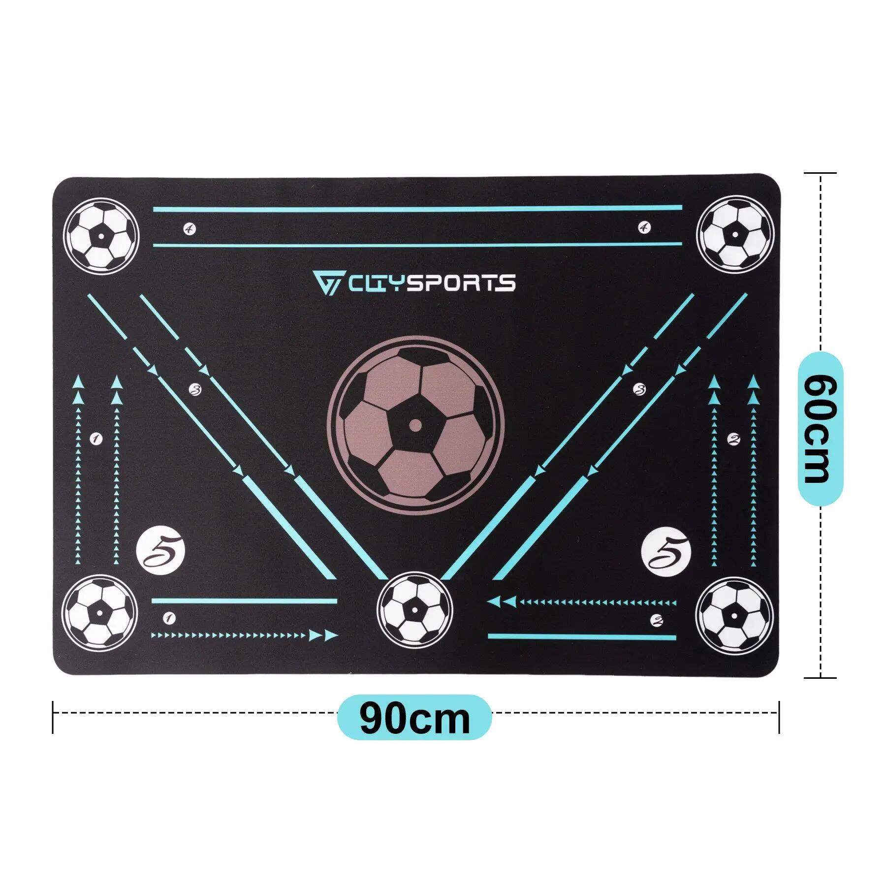 Fitnessmatte Fußball-Trainingsmatte 60 x 90 cm Fußball-Fußarbeitsmatte 2/6