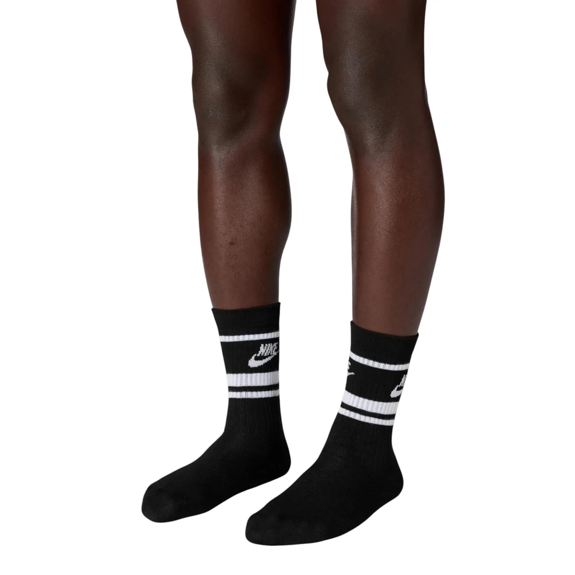 Chaussettes Tous Les Jours SPORTSWEAR ESSENTIAL Adulte (Noir / Blanc) 4/7