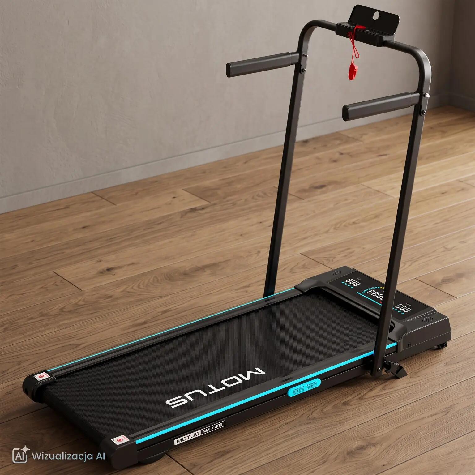 Bieżnia elektryczna do chodzenia MOTUS Walk 400 z poręczą, Bluetooth, 110 kg 5/5