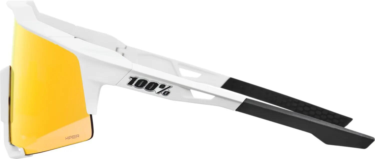 Speedcraft Soft Tact Off White - HiPER Red Multilayer Mirror Lens 3/3