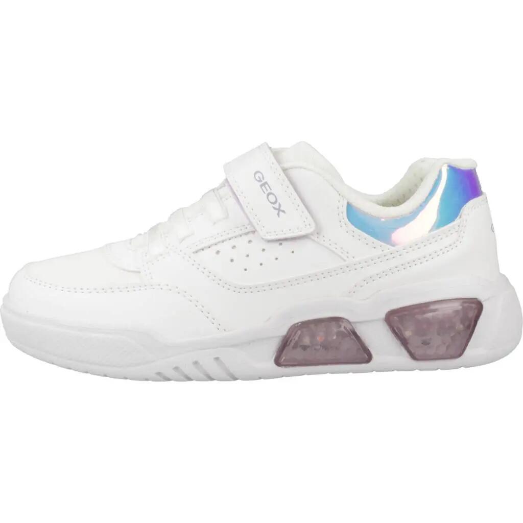 Buty GEOX J ILLUMINUS GIRL Biały 2/5