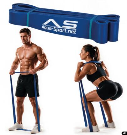 Taśma oporowa guma trening akcesoria fitness Aqua-Sport Superband 9-25 KG