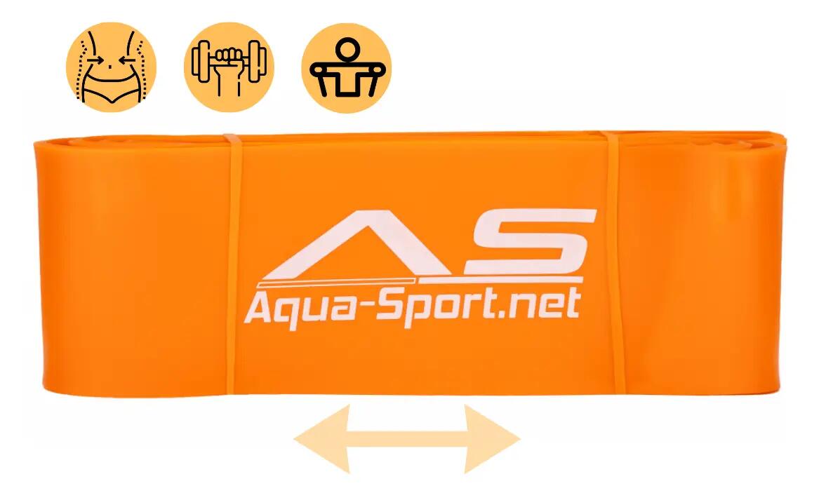 Taśma oporowa guma trening akcesoria fitness Aqua-Sport Superband 37-110kg 4/7