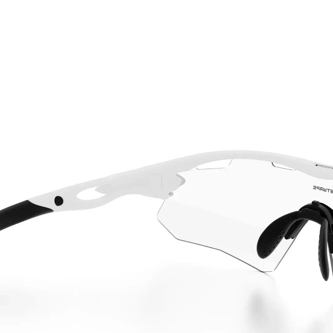 Gafas de sol ciclismo y running fotocromáticas Styrpe 07 XL montura blanca 7/7