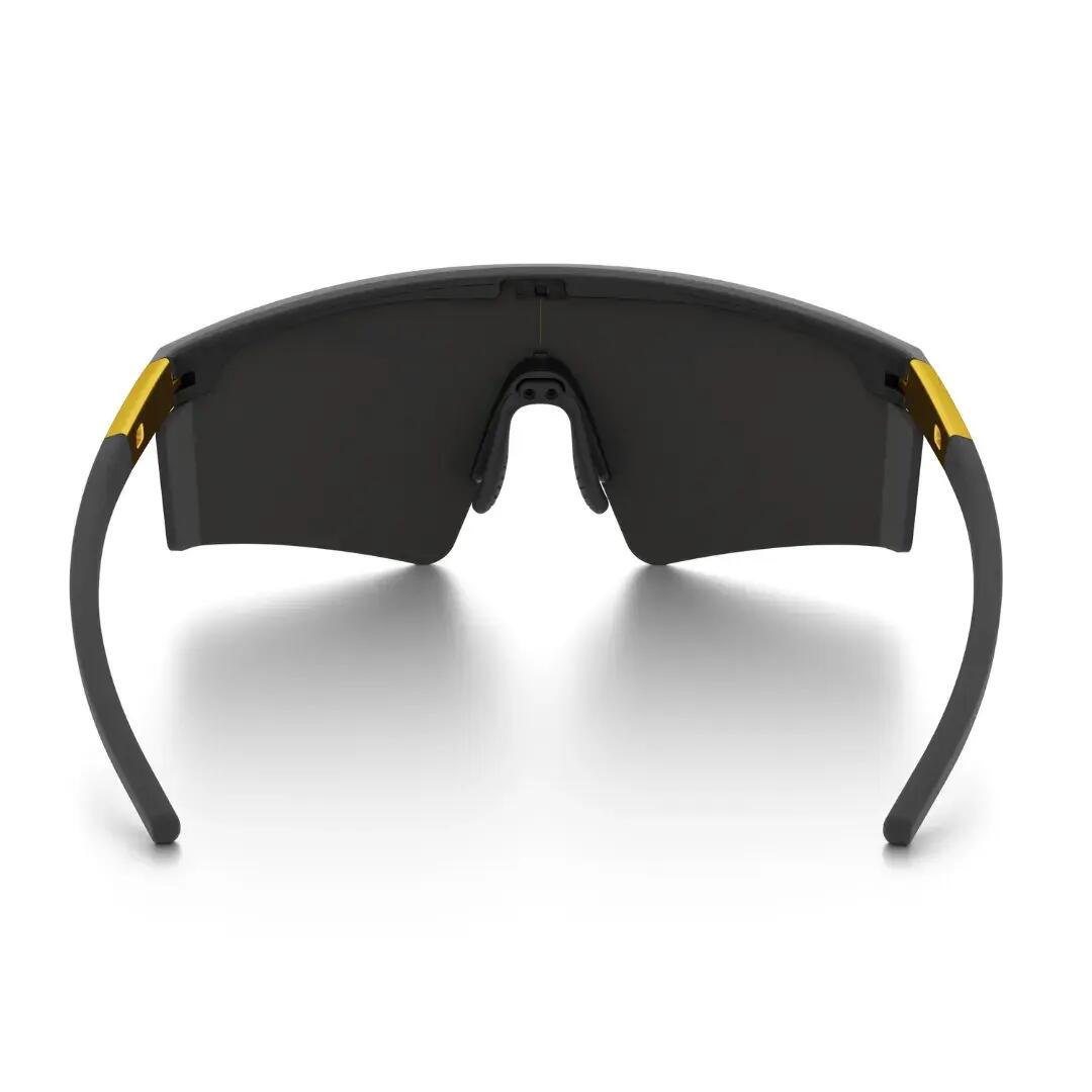 Gafas de sol ciclismo y running espejadas Styrpe UMO lente dorada montura negra 5/7
