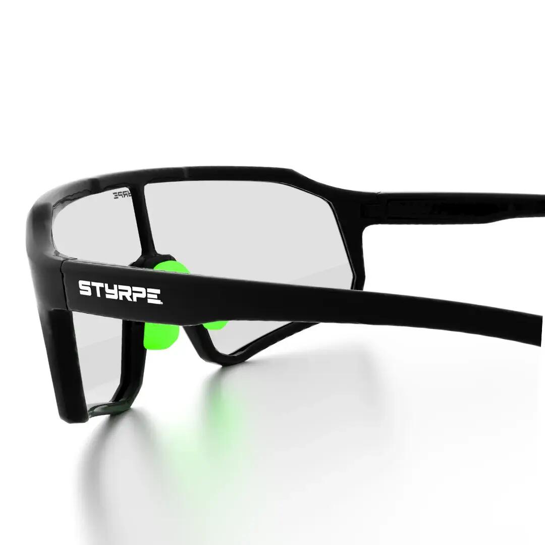 Gafas de sol ciclismo y running fotocromáticas Styrpe 14S C1 montura negra 6/7