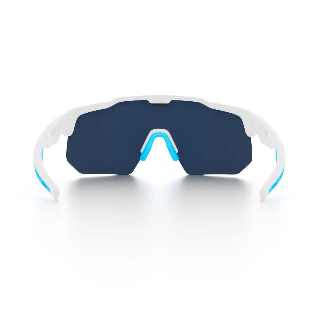 Gafas de sol ciclismo y running adulto espejadas Styrpe 12 montura blanca 5/7