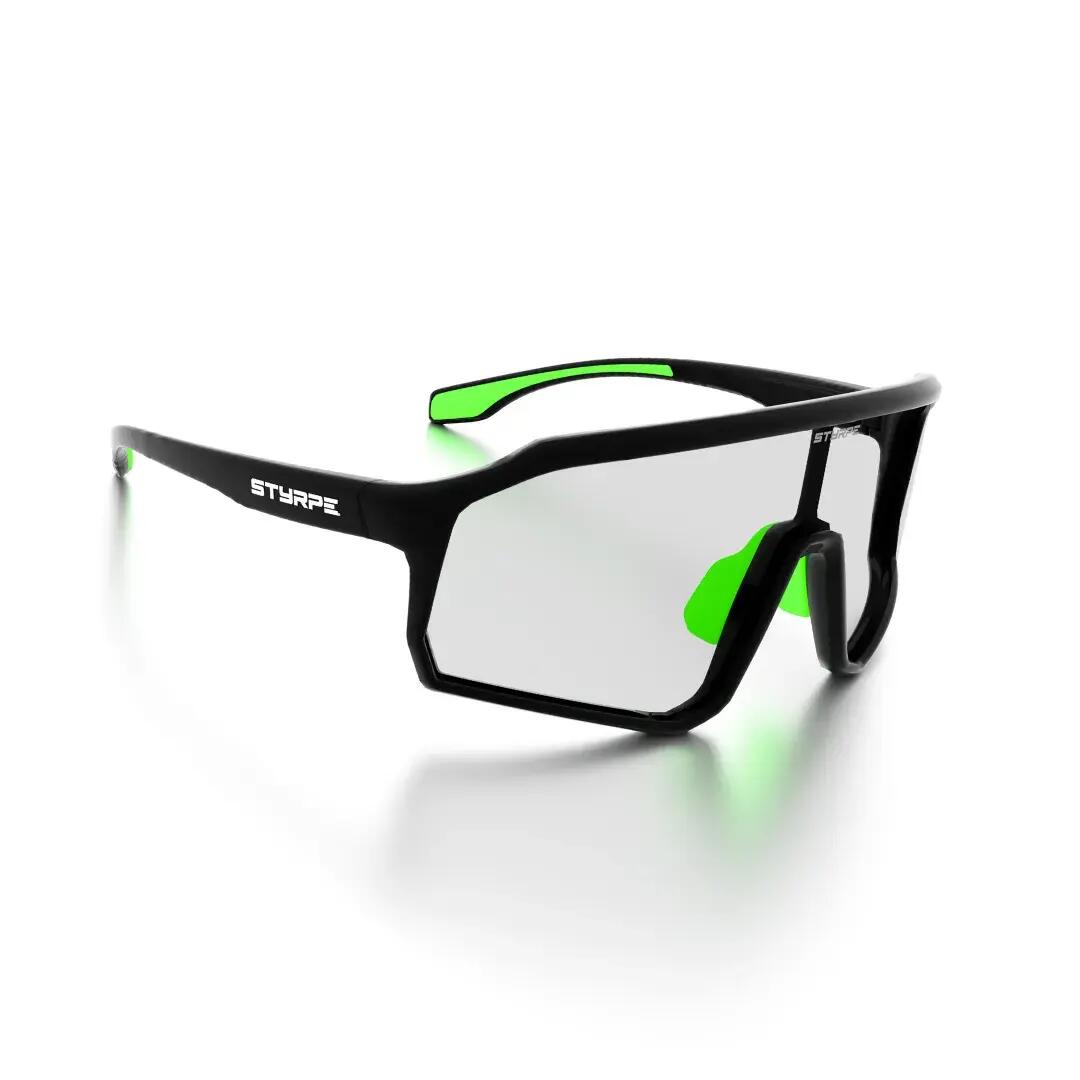Gafas de sol ciclismo y running fotocromáticas Styrpe 14S C1 montura negra 4/7