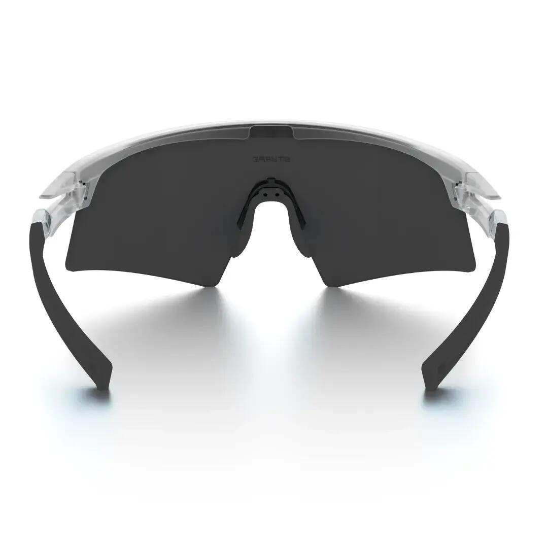 Gafas ciclismo y running espejadas Styrpe Revex lente platino montura cristal 3/7