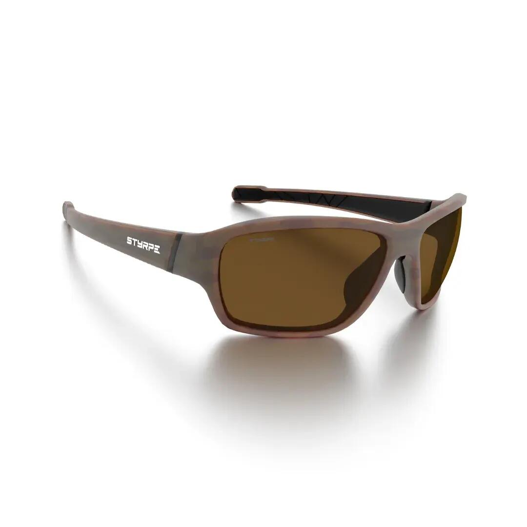 Gafas de sol polarizadas adulto Styrpe Kumi C3 montura carey 3/4