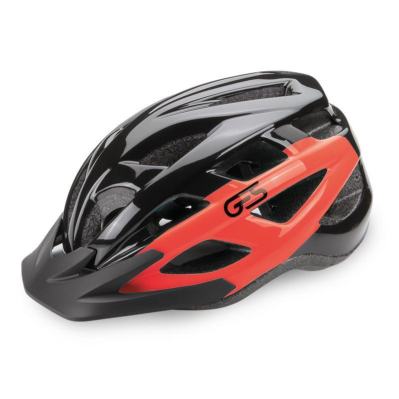capacete Ciclismo Varik Ges Negro y Naranja T/M