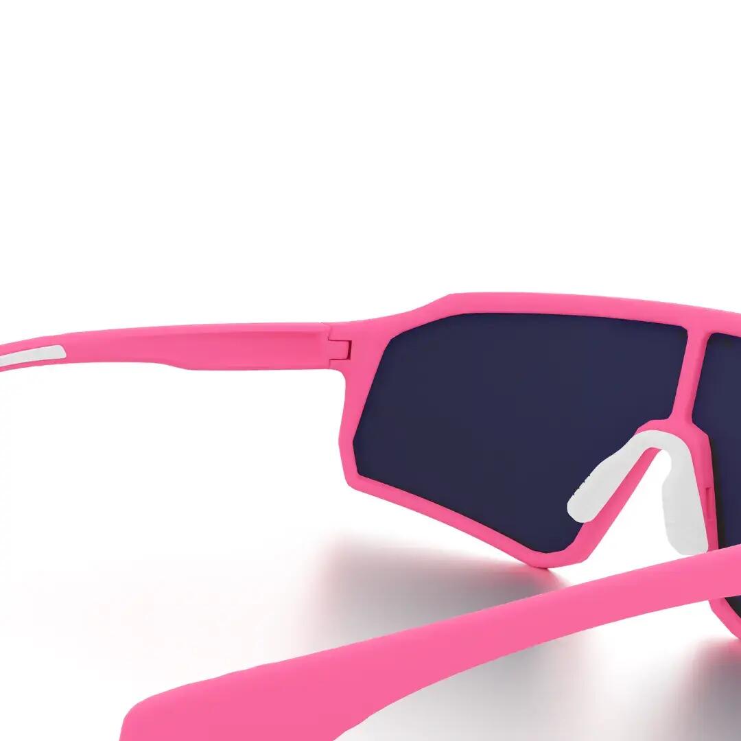 Gafas ciclismo y running polarizadas Styrpe 14S C4 lente azul montura rosa 7/7