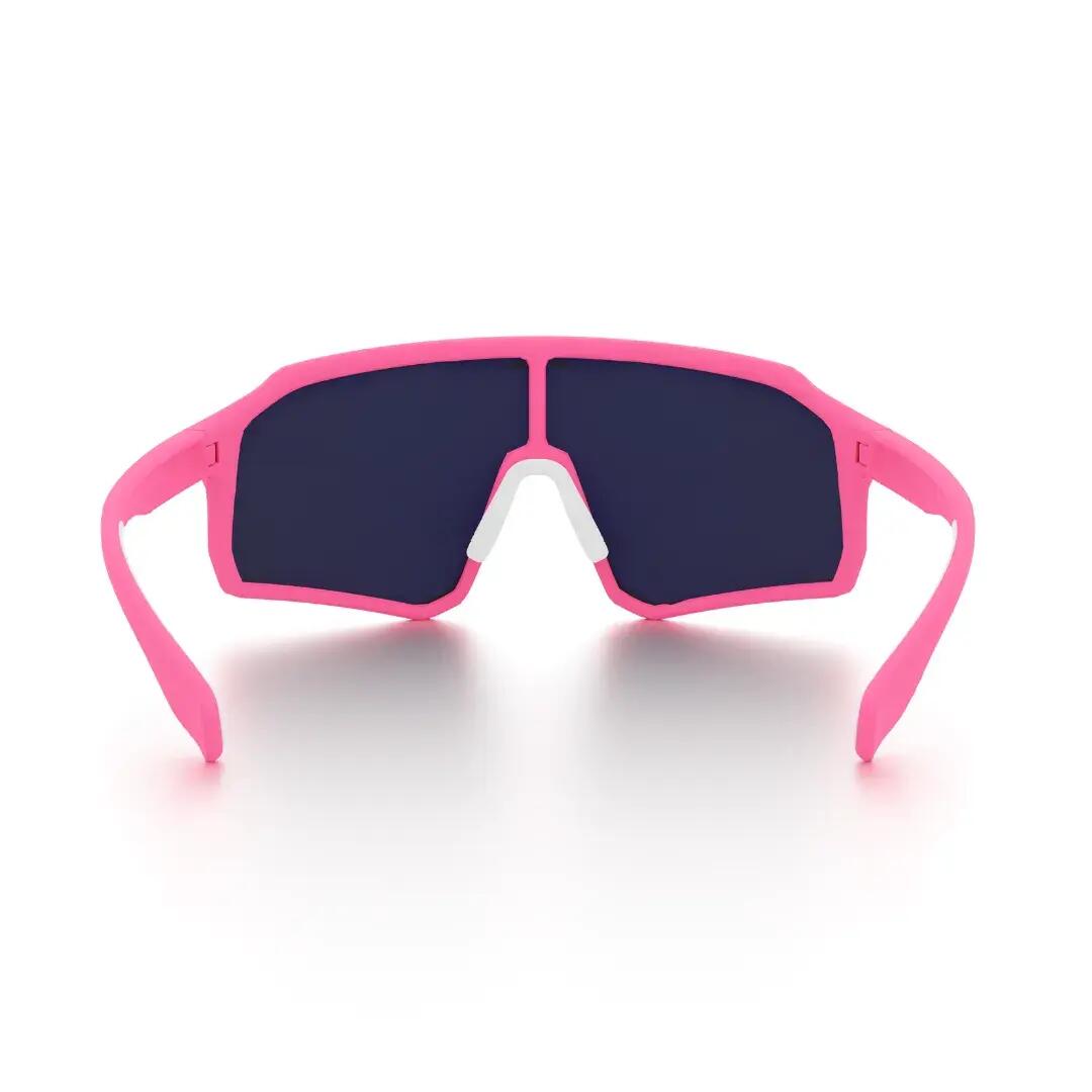 Gafas ciclismo y running polarizadas Styrpe 14S C4 lente azul montura rosa 5/7