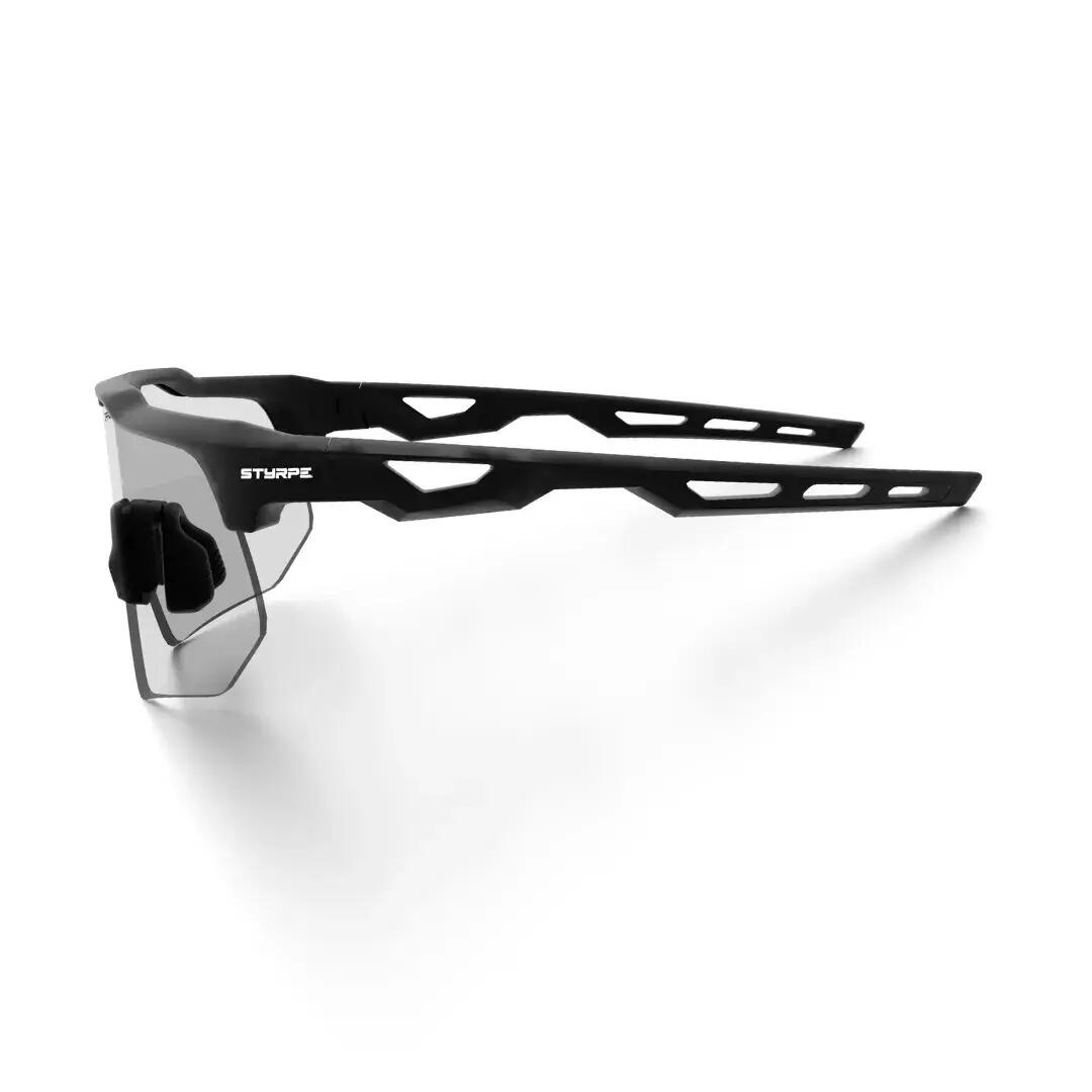 Gafas de sol ciclismo y running adulto fotocromáticas Styrpe 12 montura negra 2/7
