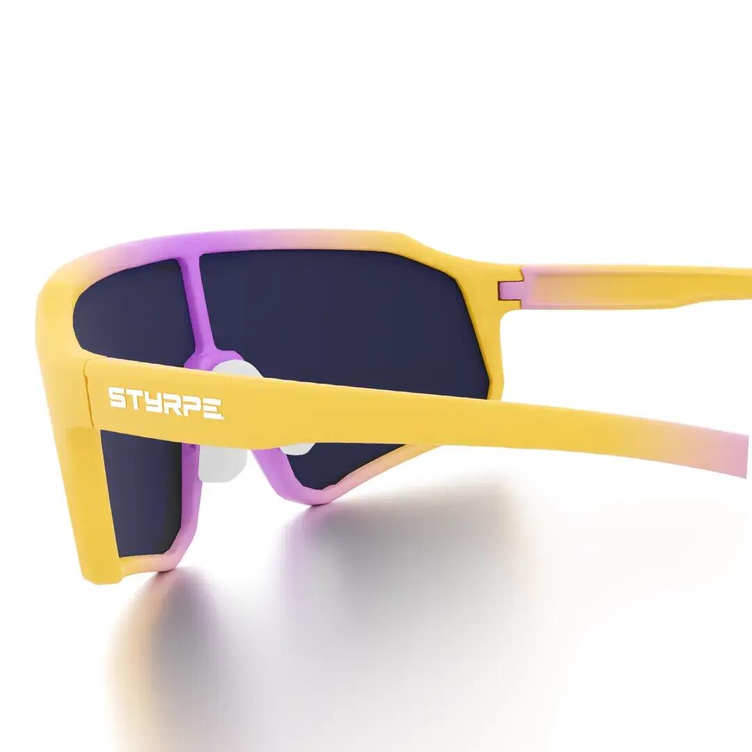 Gafas ciclismo y running polarizadas Styrpe 14S C6 lente azul montura cristal 6/7