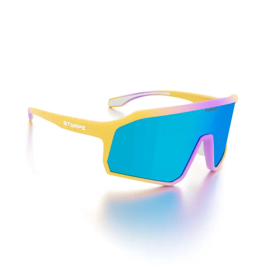 Gafas ciclismo y running polarizadas Styrpe 14S C6 lente azul montura cristal 4/7