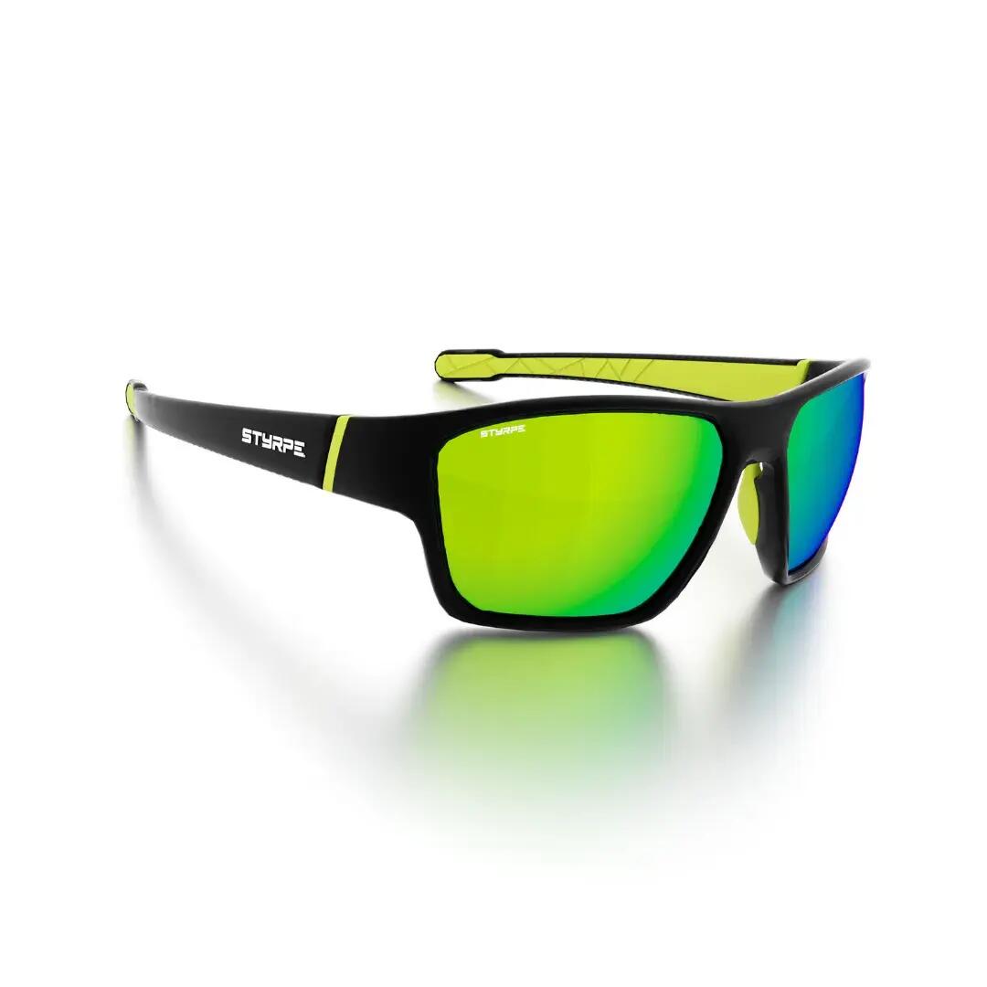 Gafas de sol polarizadas adulto Styrpe Hamahiru C5 montura negra 3/4