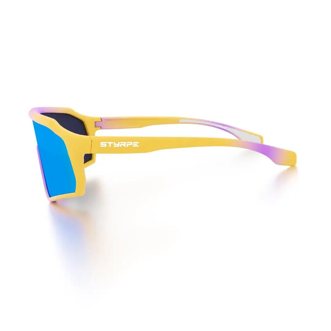 Gafas ciclismo y running polarizadas Styrpe 14S C6 lente azul montura cristal 2/7