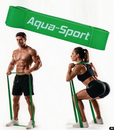 Taśma oporowa guma trening akcesoria fitness Aqua-Sport Superband 9-25 KG