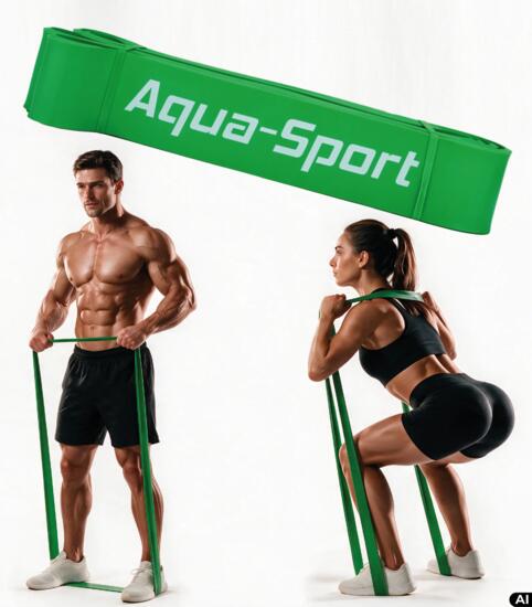 Taśma oporowa guma trening akcesoria fitness Aqua-Sport Superband 9-25 KG