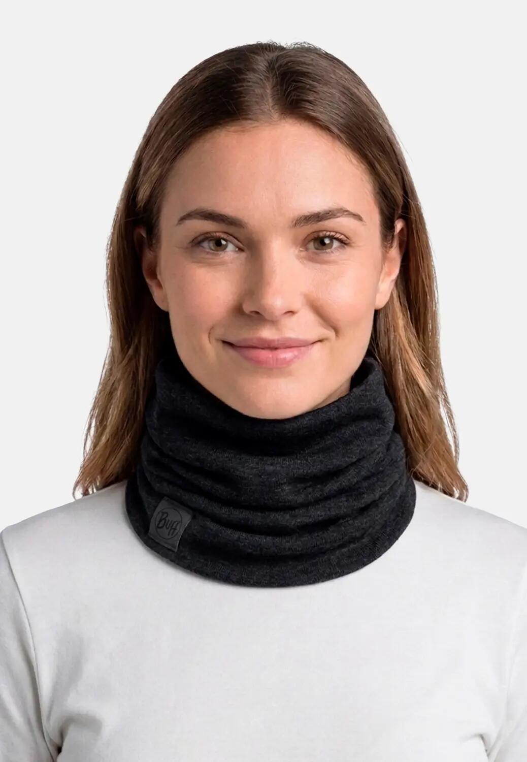 Tour de cou Buff Heavyweight Merino Solid Grey 6/7