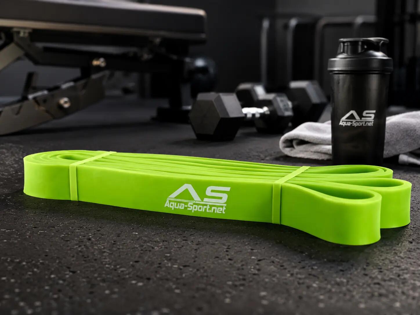 Taśma oporowa guma trening akcesoria fitness Aqua-Sport Superband 9-25 KG 6/7