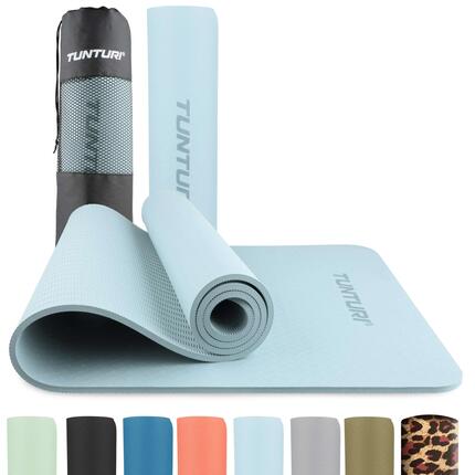 Dicke Yogamatte 8mm - Rutschfest Gymnastikmatte - Yoga und Pilates - Sportmatte