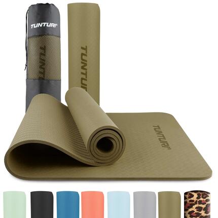 Dicke Yogamatte 8mm - Rutschfest Gymnastikmatte - Yoga und Pilates - Sportmatte