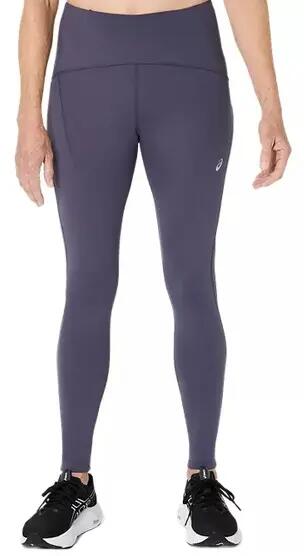 Damen - Running - Lauftights - Winter, hoher Bund - ROAD - Indigo Fog 1/4