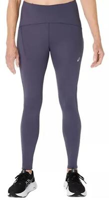 Dames - running - tight - winter, hoge taille - road - indigo fog