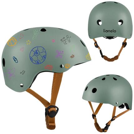 Kask rowerowy dla dzieci Lionelo Helmet 50–56 cm z możliwością personalizacji