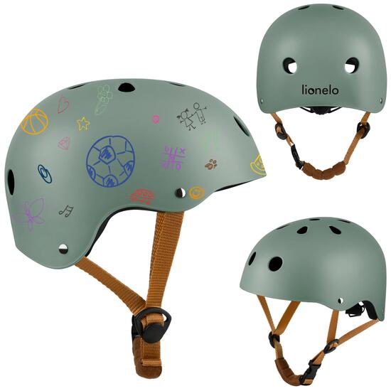 Kask rowerowy dla dzieci Lionelo Helmet 50–56 cm z możliwością personalizacji